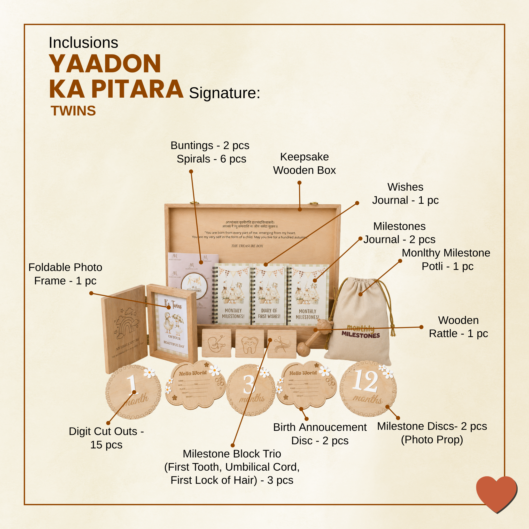 Yaadon Ka Pitaara Signature - Twins