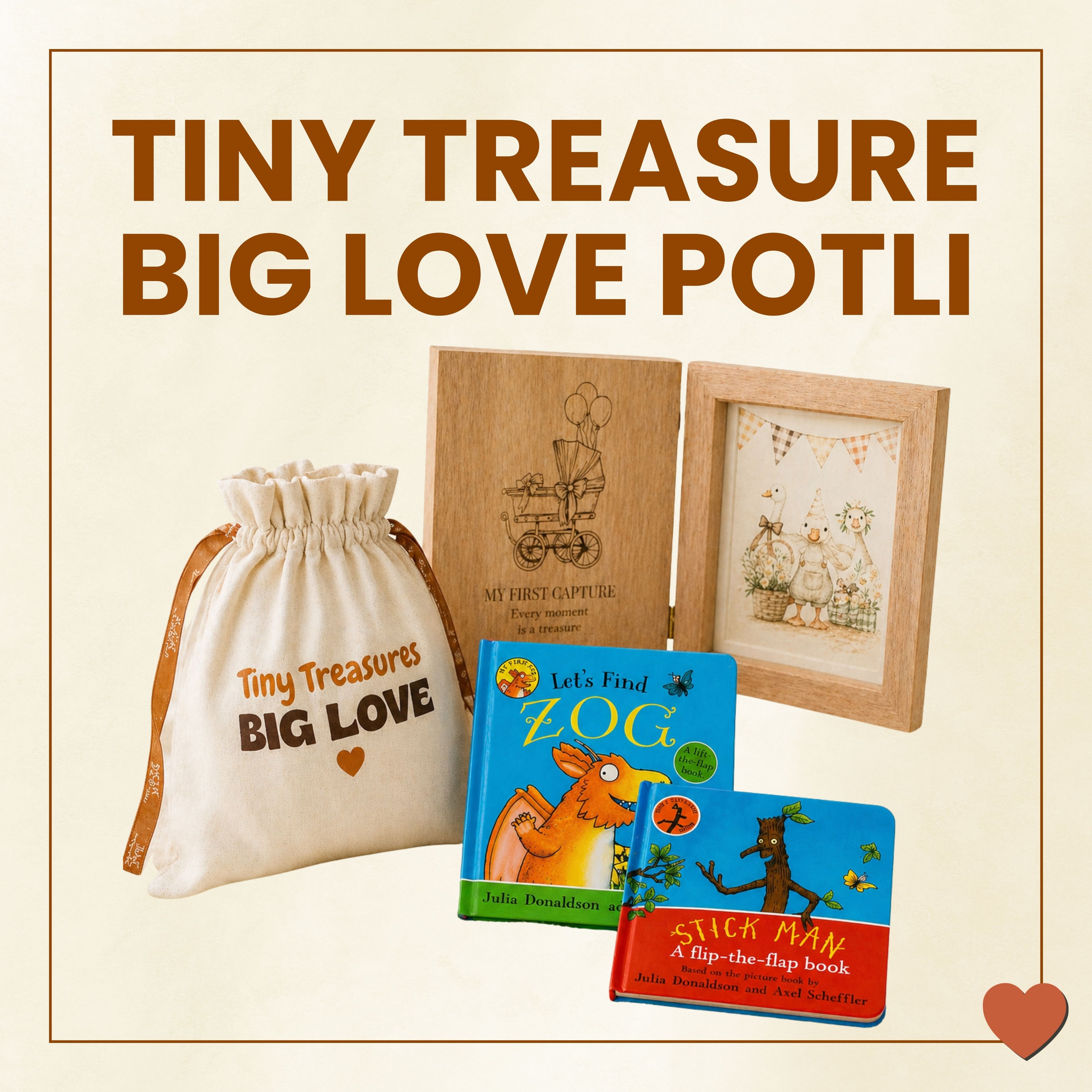 Tiny Treasures Big Love Potli
