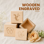 Wooden Engraved Trio Blocks