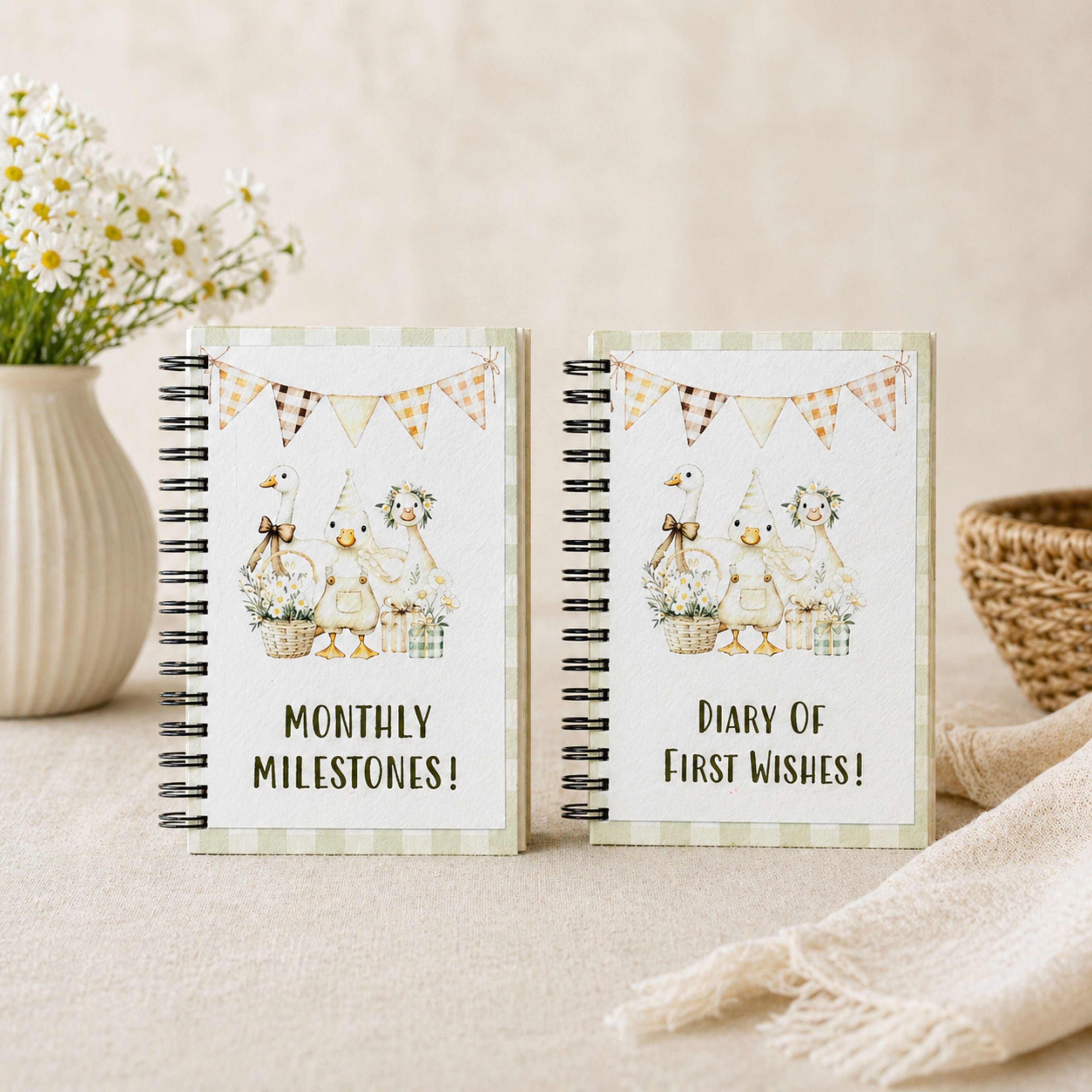 Two Journals, One Beautiful Story - Stork Green