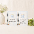Two Journals, One Beautiful Story - Stork Blue
