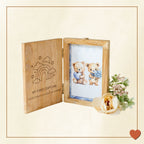 My First Capture- Wooden Engraved Foldable Photo Frame