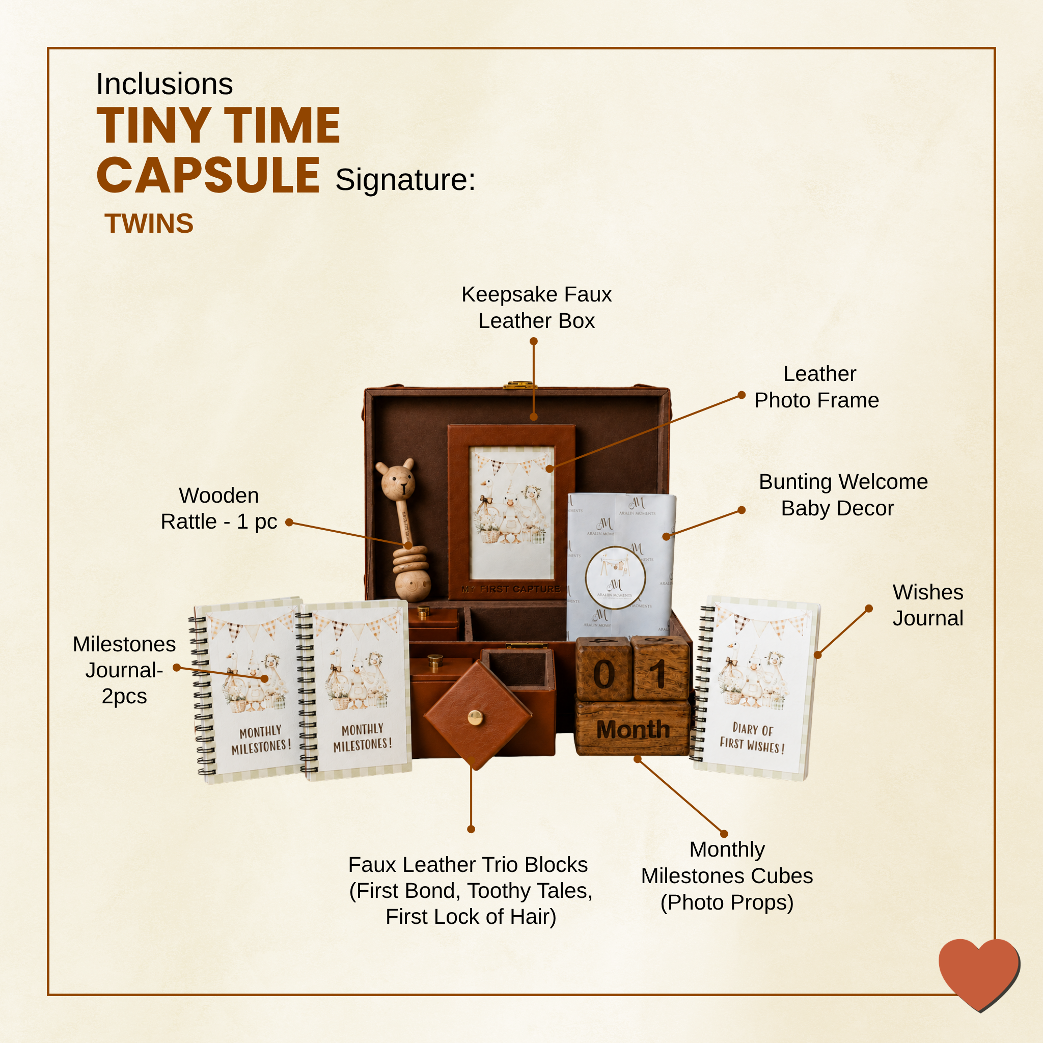 Tiny Time Capsule Signature - Twins