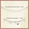 Welcome Baby Decor - Stork Green