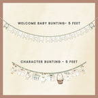 Welcome Baby Decor - Stork Green