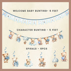 Welcome Decor For Baby Boy- Teddy Blue