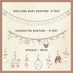 Welcome Decor - Stork Green