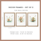 Nursery Wall Art - Teddy Green