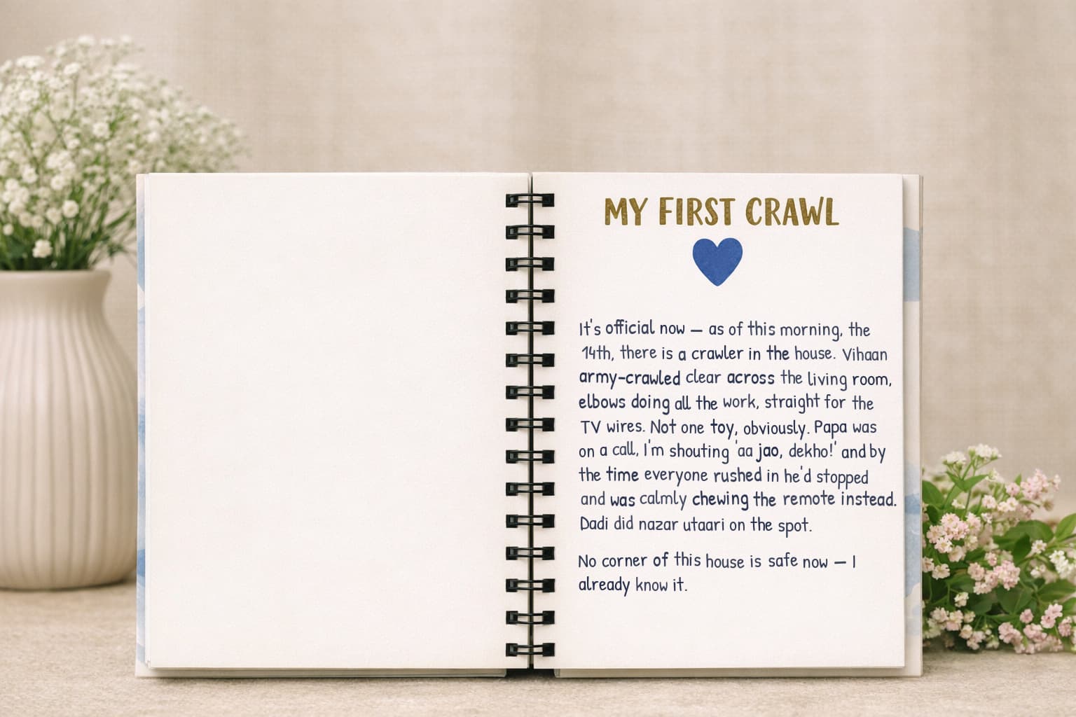 Two Journals, One Beautiful Story - Teddy Blue