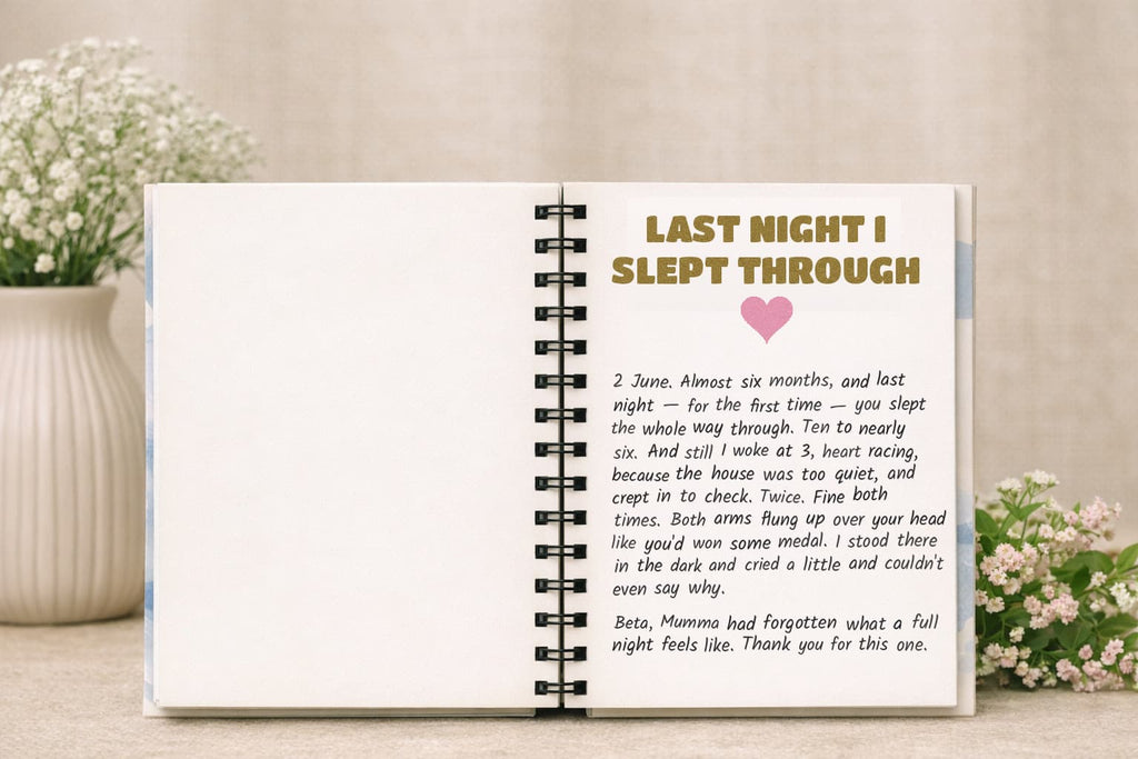 Two Journals, One Beautiful Story -  Pastel Pink Nursery Motifs