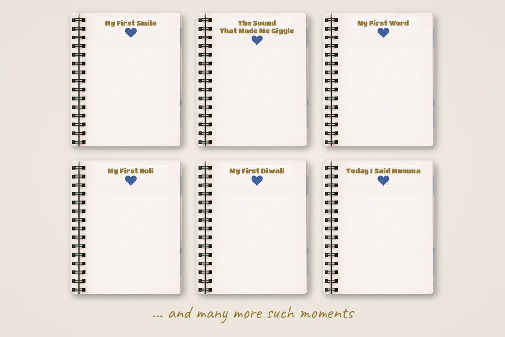 Two Journals, One Beautiful Story - Stork Blue